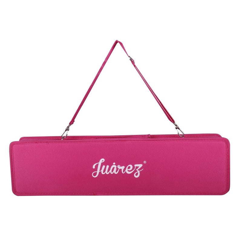 Juarez 37 Key Melodica JMLD37PK Musical Instrument Soprano Air Piano Keyboard Pianica with Carrying Bag, 1 Soft Long Tube, 1 Mouthpiece, Wipe Cloth, Pink - Image 5