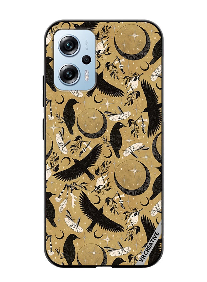 VR CREATIVE Protective Case Cover For Xiaomi Poco X4 GT Bird Catcher Design Multicolour - Image 1