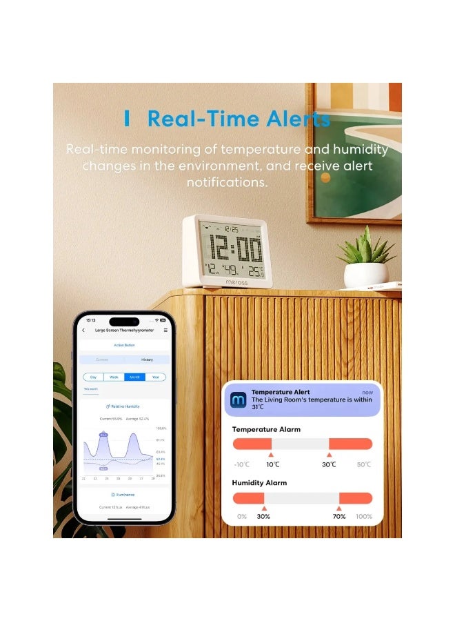 Meross Smart Temperature and Humidity Sensor, MS130 - Image 5