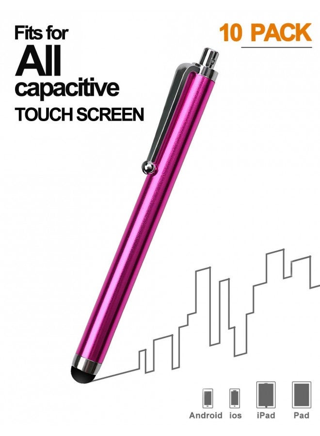 LIBERRWAY Stylus Pens For Touch Screens, Liberrway Pen 10 Pack Of Pink Purple Black Green Silver Universal Screen Capacitive Compatible With Kindle Ipad Iphone Samsung - Image 2