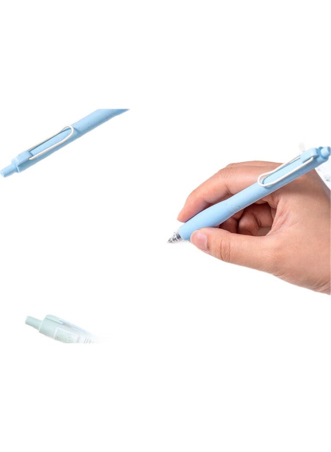 Deli Warm Sun Quick-Drying Push Neutral Pen Ink With Fragrance 0.5Mm St Head Student Brush Pen Exam Pen Signature Pen Black 3Pcs/Box Sa612-3 - Image 2