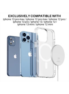TOZO W6 Wireless Magnetic Charger, 15W Fast Charging Pad with Aviation Aluminum Numerical Control Technology Compatible with iPhone 14 13 12 Series, Samsung Galaxy Series (NO AC Adapter)  - Image 3