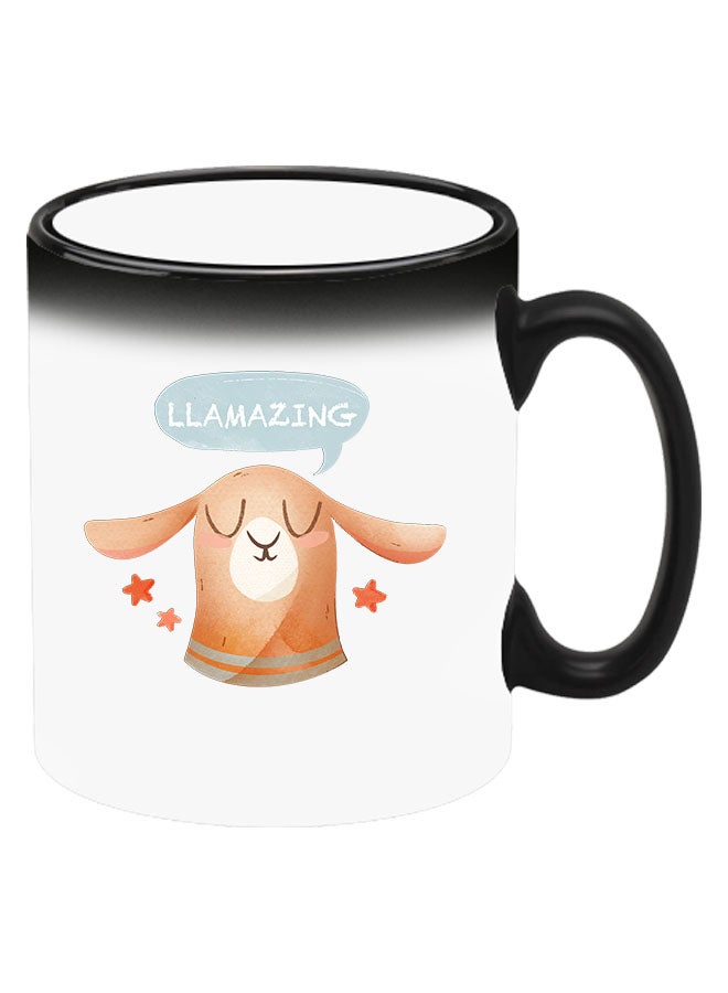 Theodor Colour Changing Heat Sensitive Magic Mug - Add Hot Tea or Coffee Llamazing Lama For Home Office Gift Kids Men Women - Image 2