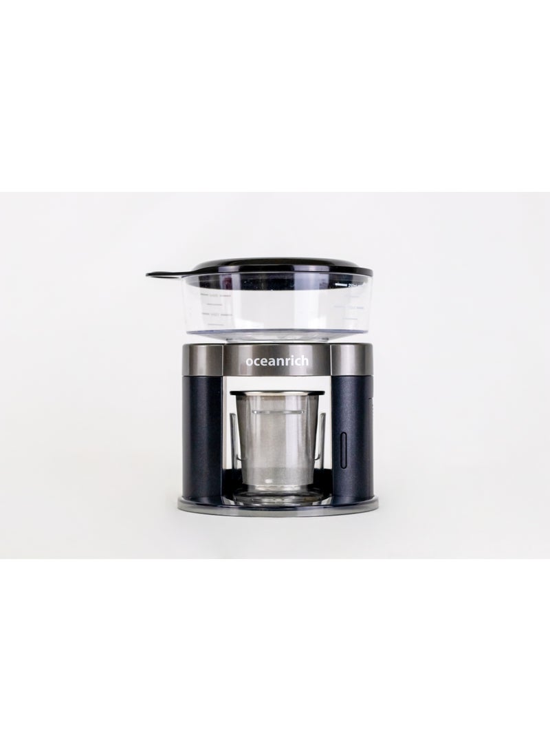 Oceanrich S3 Plus 2-in-1 Portable Automatic Pour Over Coffee & Tea Maker – Rotating Drip System, Battery Powered, 250ml Capacity - Image 1
