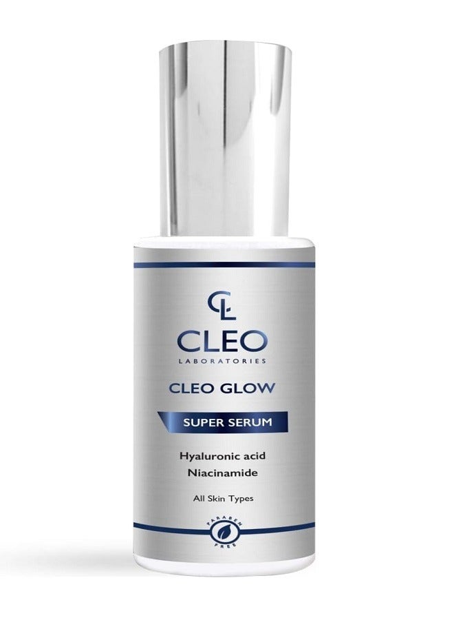 كليو سيروم جلو سوبر بحمض الهيالورونيك والنياسيناميد 25 مل - Image 1
