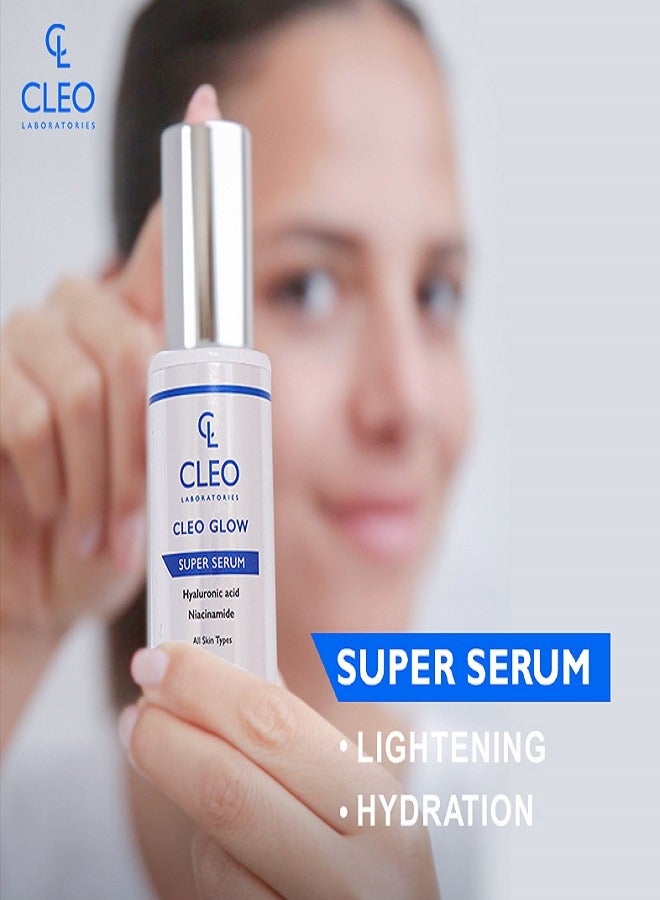 كليو سيروم جلو سوبر بحمض الهيالورونيك والنياسيناميد 25 مل - Image 4