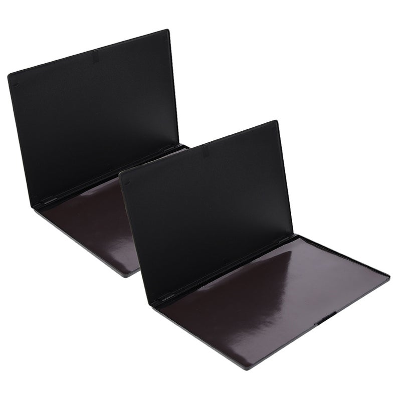 2pcs Empty Empty Empty Lipstick Box Portable Eyeshadow Pan DIY Eyeshadow Blush Dispensing Storage Boxes Black - Image 5