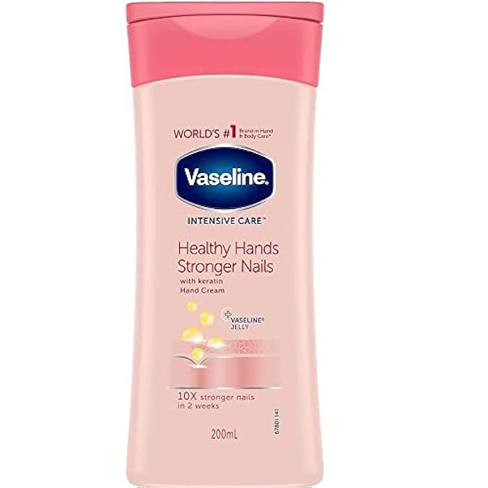 Vaseline healthy hands and stronger nails hand cream 200 ml - Image 5