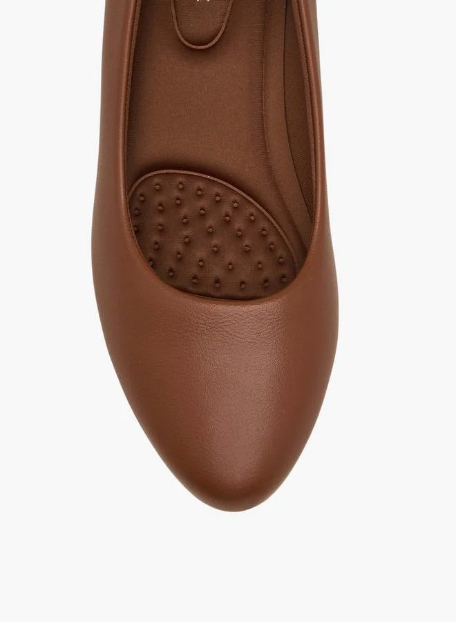 Le Confort TAN Women Block Heel Pumps for Women | Best Price UAE