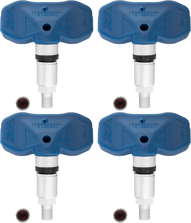 BOXI Compatible Tire Pressure Sensor TPMS 315MHz Replacement for Select American Brand Models 15136883 (4-Pack) - Image 1
