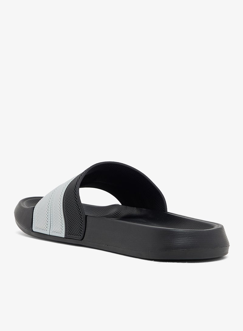 سفنتي فايف صنادل سلايد بتفاصيل مثقبة - Image 2