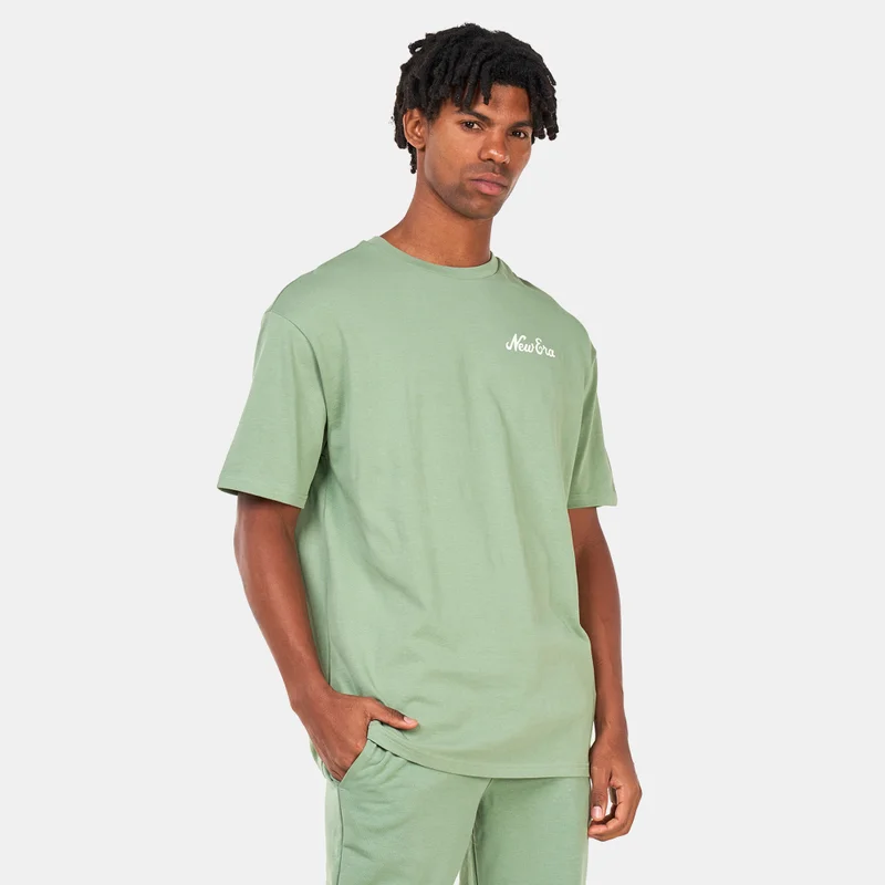 NEW ERA Men's Food Graphic Stone Oversized T-Shirt