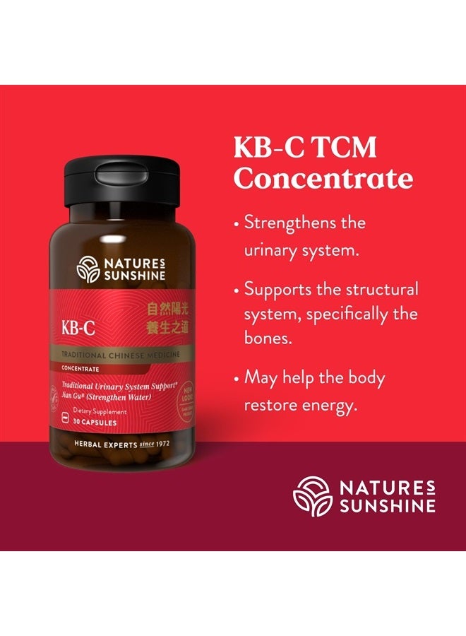 Nature's Sunshine KB-C, Chinese TCM Concentrate, 30 Capsules | Strengthens the Urinary System, Supports the Structural System, and May Help the Body Restore Energy - Image 2
