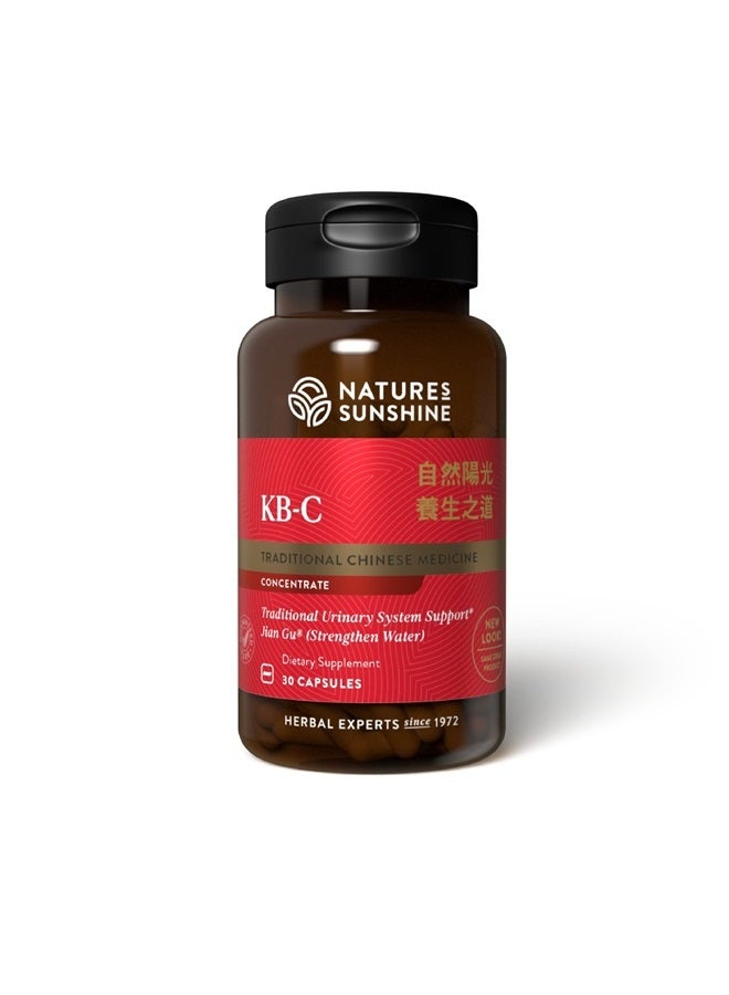 Nature's Sunshine KB-C, Chinese TCM Concentrate, 30 Capsules | Strengthens the Urinary System, Supports the Structural System, and May Help the Body Restore Energy - Image 1