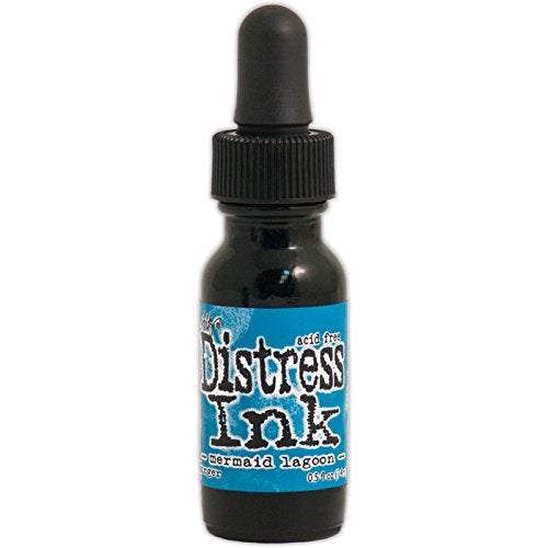 Ranger Tim Holtz March Distress Ink Re-Inker, 0.5 oz, Mermaid Lagoon - Image 4