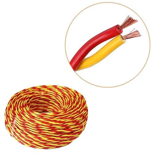 Litost Litost 2 Core Flexible Copper Wire Cable Size 3076 For Home Electrical Use Color May Vary 20 Meter  - Image 4