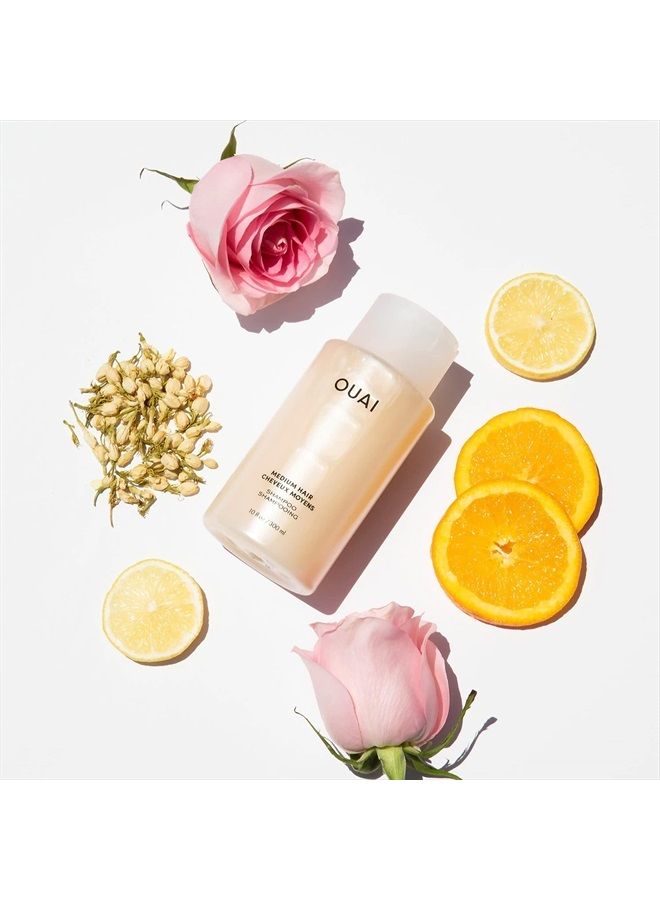 Ouai Medium Shampoo Refill Pouch. Super Hydrating Shampoo Nourishes with Babassu and Coconut Oils, Strengthens with Keratin and Adds Shine with Kumquat Extract  - Image 1