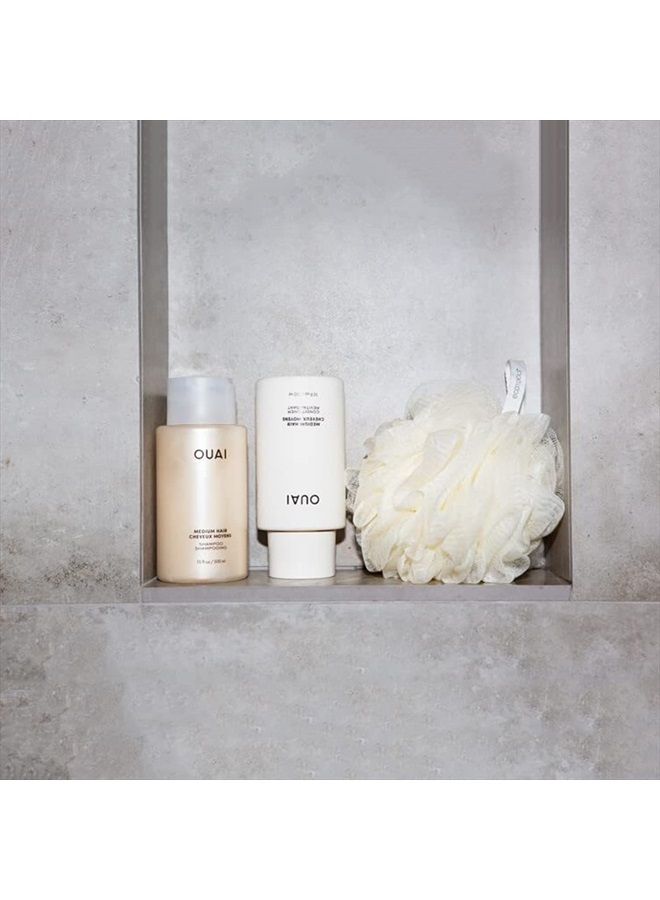 Ouai Medium Shampoo Refill Pouch. Super Hydrating Shampoo Nourishes with Babassu and Coconut Oils, Strengthens with Keratin and Adds Shine with Kumquat Extract  - Image 2