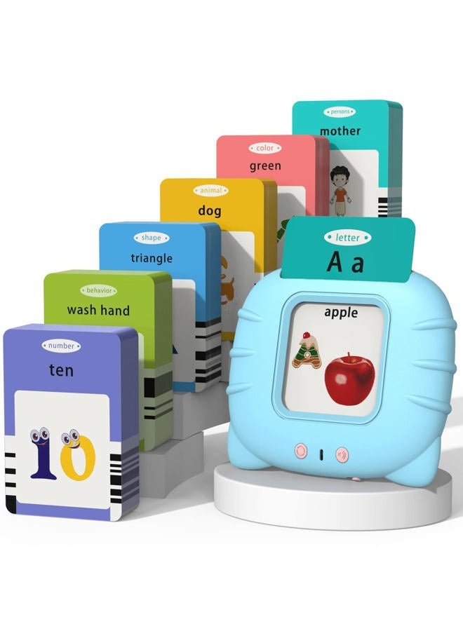 Startcan Talking Flash Cards for Toddlers 1 2 3 4 5, Speech Therapy Toys Autism Toys, ABC 123 Sight Words Etc - 112 Cards-224 Sides, Educational Learning Interactive Toys with Giftable Package - Image 1