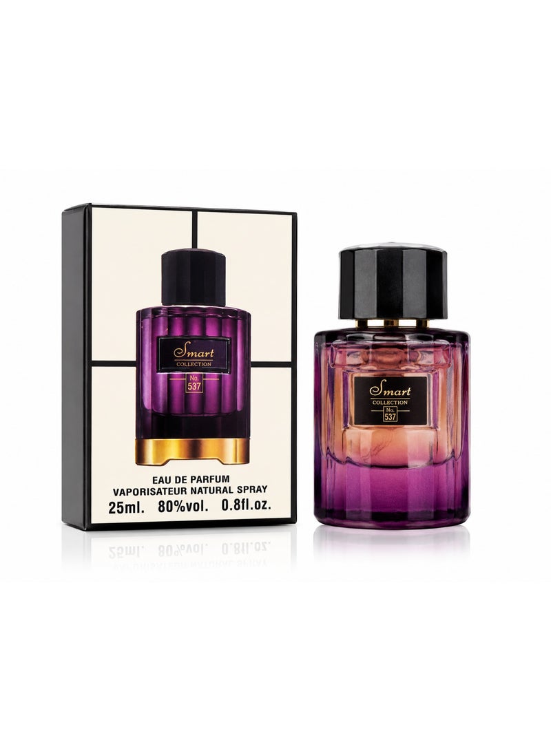سمارت كولكشن  عطر سمارت كولكشن رقم 537 أو دي بارفان للرجال، يدوم طويلاً، رائحة خشبية شرقية، 25 مل - Image 1