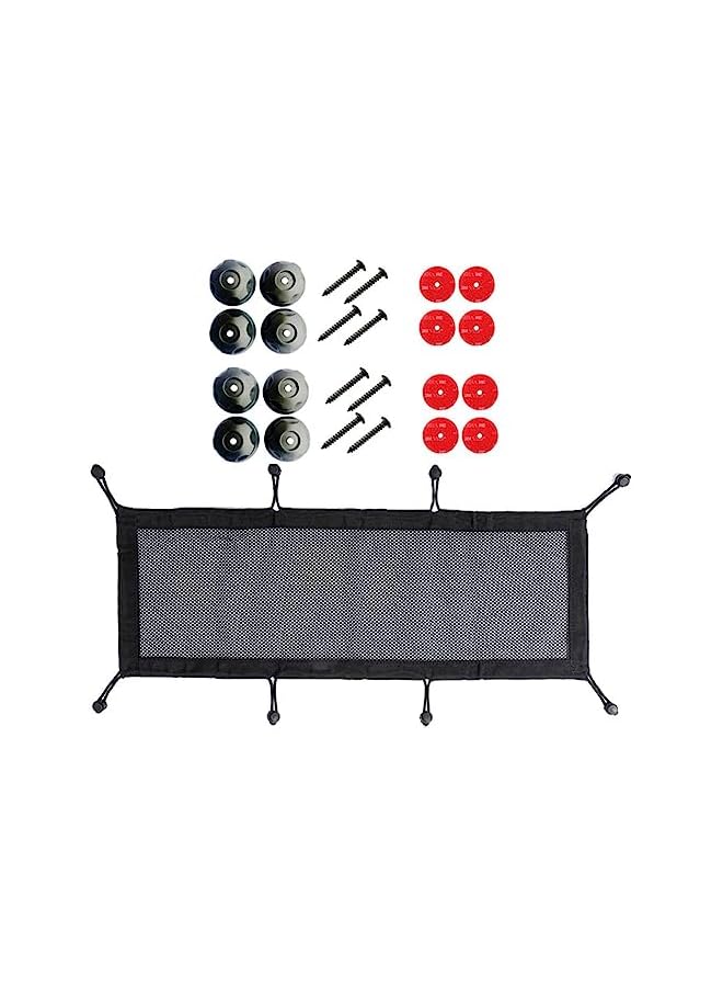 promass Under Desk Cable Management Net, Cord Organizer Kit for Wire Management, Wire Hider Kit for Most Office Standing Desks, 27.6 X 11.8 Inches - Image 2