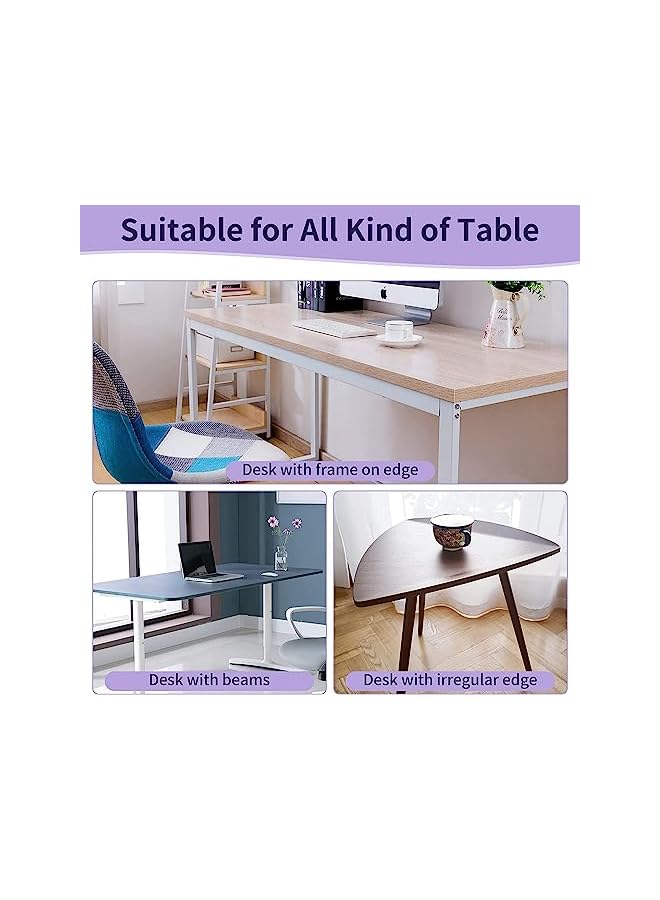 promass Under Desk Cable Management Net, Cord Organizer Kit for Wire Management, Wire Hider Kit for Most Office Standing Desks, 27.6 X 11.8 Inches - Image 5