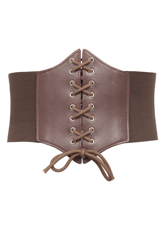 GRACE KARIN - Medieval Victorian Costume Dress Corset (Lblack+Coffee) - Image 1