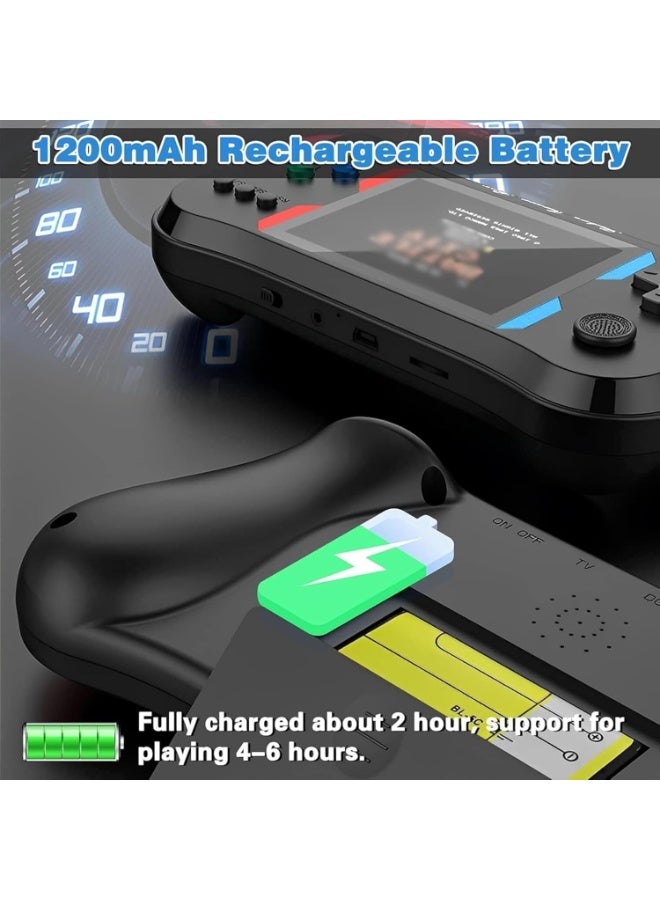 X7M Handheld Retro Game Console – 500 in 1 Built-in Games, 3.5” Screen, Rechargeable, Supports TV Output & External Gamepad - Image 5