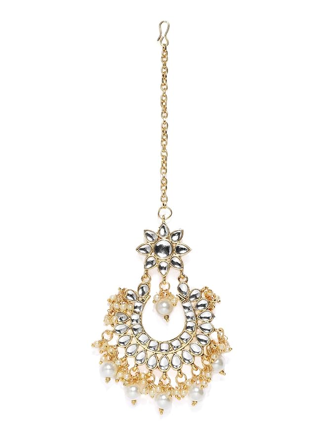 erorex Bridal Jewelery Set For Women Golden Zpfk7397 - Image 4