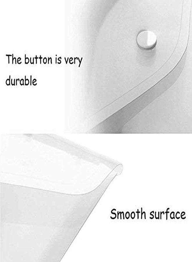 ANG A4 Document File Bag, Transparent Envelope Holder Storage Button Organizer, My Clear Plastic Container - Pack of 20 - Image 5
