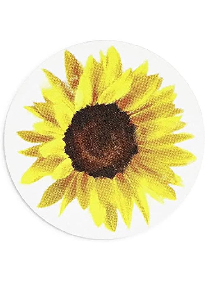 Blue Panda - 1000 Pieces Yellow Sunflower Stickers Roll For Kids Diy Crafts Party Favor (1.5 Inch) - Image 1