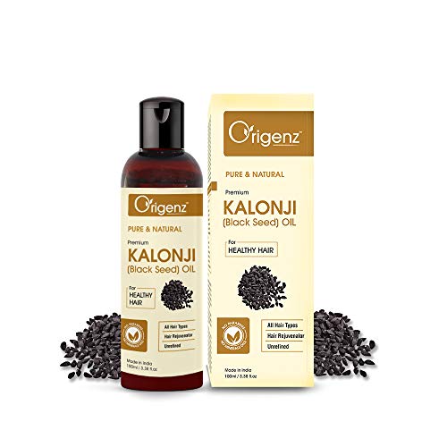 Origenz Natural Black Seeds Kalonji Oil 100 ml for Hair Care, Healthy Scalp, Helps to Control Dandruff & Hairfall | In Bottle 3.38 oz - Image 1