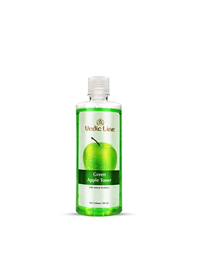 Vedicline Green Apple Toner Reduces Acne Breakouts Dark Spots With Green Apple Extract For Refreshes And Rejuvenates Skin 500 Ml - Image 2