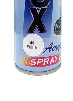 Generic Black Fox Acrylic Spray Paint Achieve Flawless Results White Color 2 pcs  - Image 3