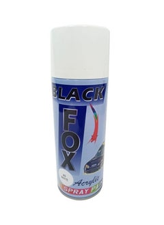 Generic Black Fox Acrylic Spray Paint Achieve Flawless Results White Color 2 pcs  - Image 4