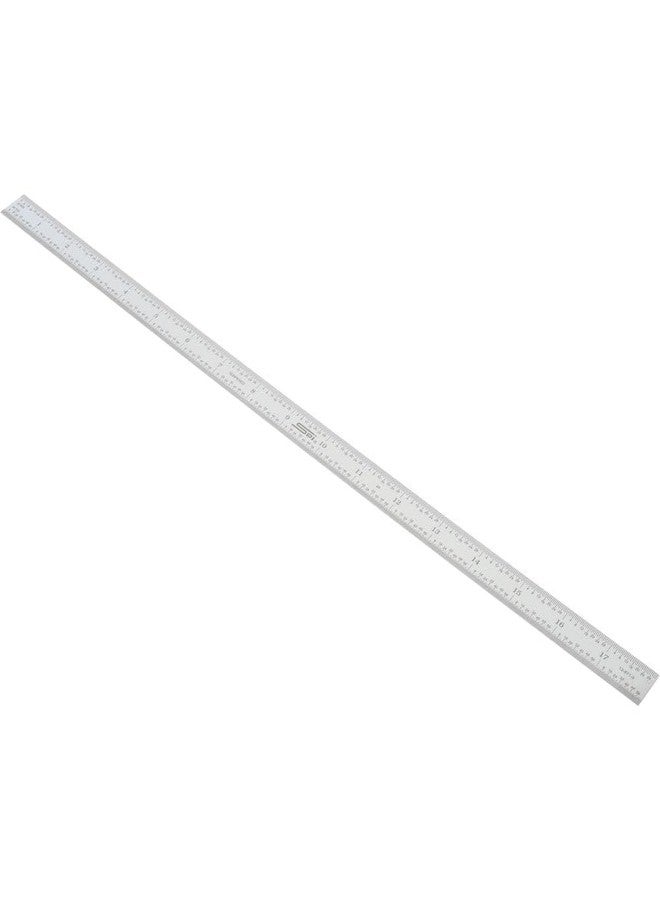 SPI 13-871-9 Flexible Steel Rule: 4R Graduation, 3/4" Wide x 18" Long - Image 1