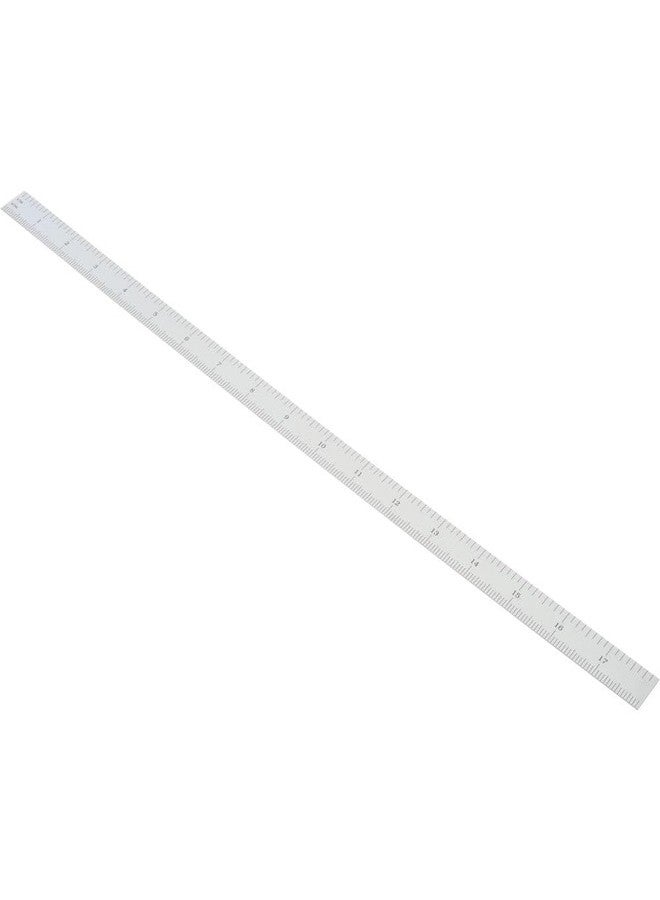 SPI 13-871-9 Flexible Steel Rule: 4R Graduation, 3/4" Wide x 18" Long - Image 2