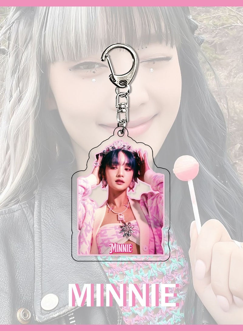 GIDLE MINNIE Keychain, Album I FELL - Image 1