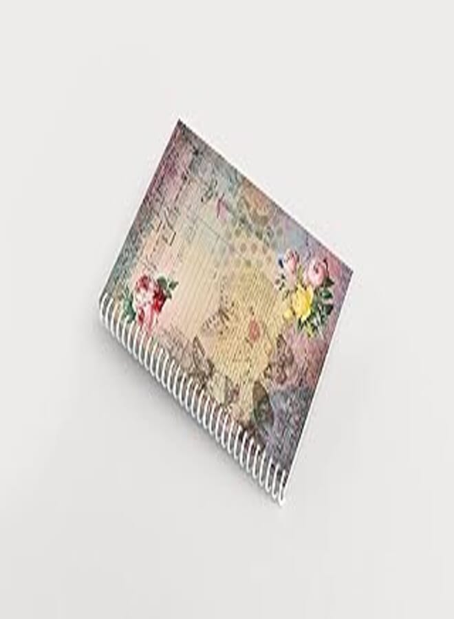 Premium Design Notebook - Romantic, A5,15X20cm, 100 Pages