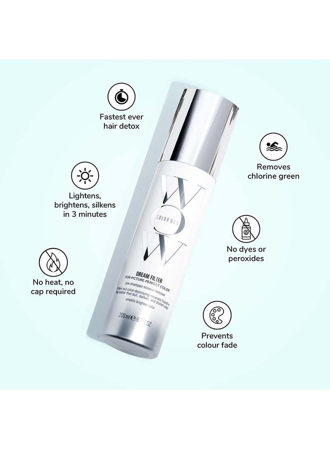 Color Wow Dream Filter Pre-Shampoo Mineral Detox. Removes hard water mineral build-up for brighter, fresher, brass-free colour, 200ml - Image 2