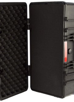 Monoprice Weatherproof Hard Case - Internal (20.51 x 10.94 x 7.48in) With Customizable Foam, Shockproof, Ultraviolet And Impact Resistant Material,Black  - Image 5