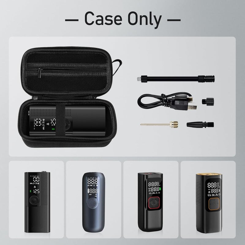 TOSICAM Case for Airmoto Tire Inflator Portable Air Compressor - Black Zipper - Image 5