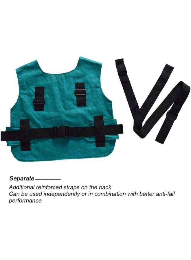 klarako Wheelchair Vest Restraint, Wheelchair Anti‑Falling Waistcoat Adjustable Wheelchair Seatbelt Chair Restraints for Elderly Seat Belt - Image 5