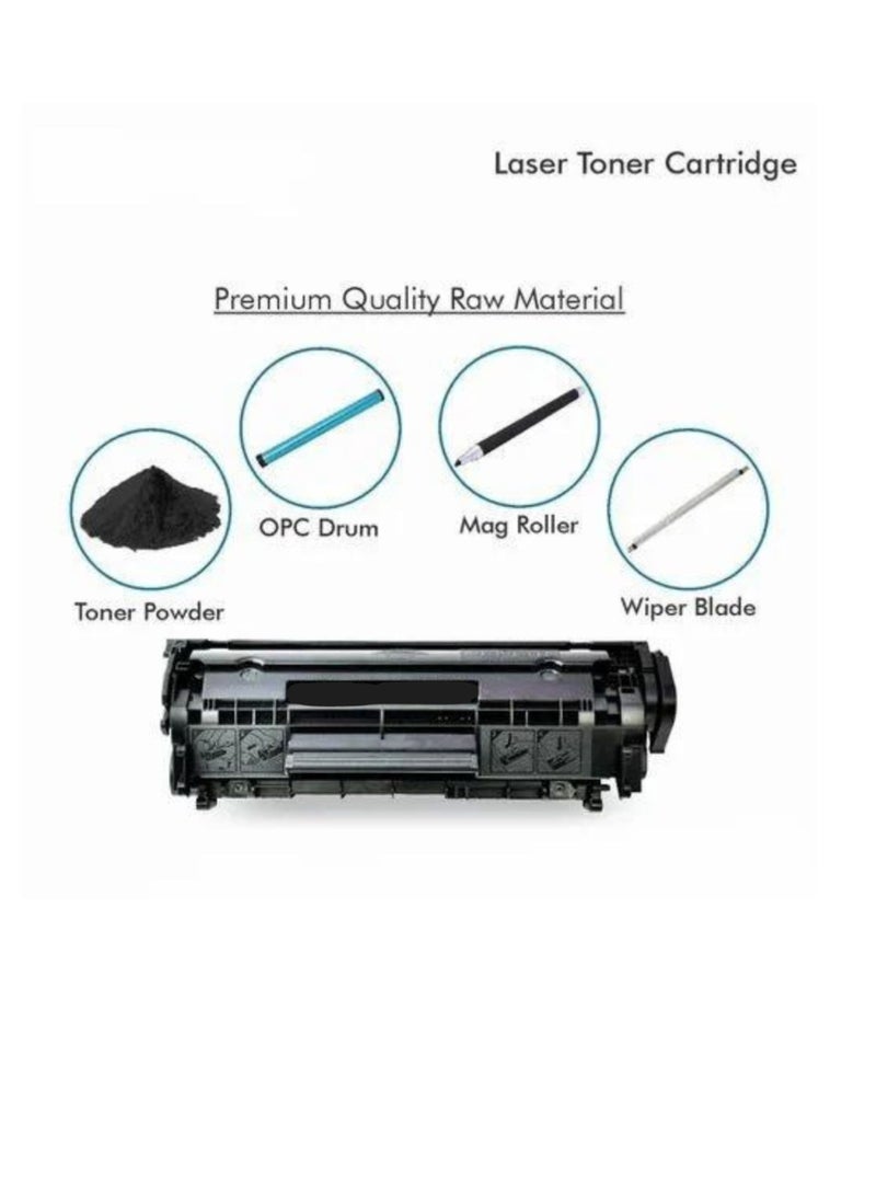 Terabyte تونر متوافق 107A أسود بديل لـ W1107A - Image 2