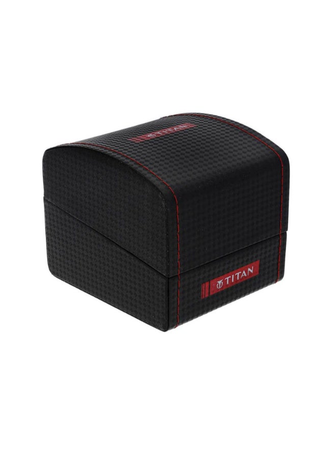 تيتان ساعة يد رجالية من الستانلس ستيل دائرية بعقارب - Image 5