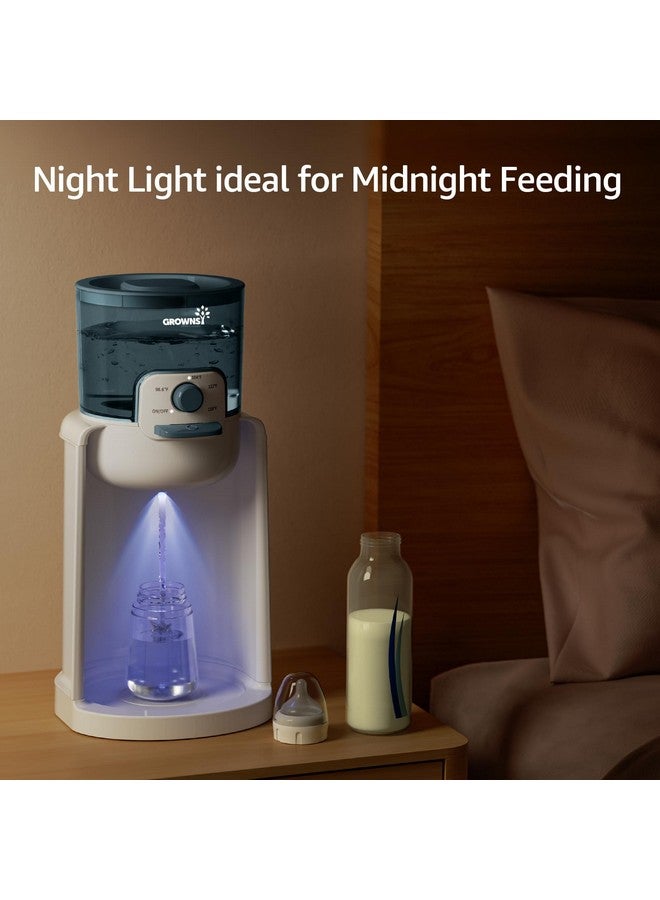 GROWNSY GROWNSY Instant Baby Bottle Warmer, Precise 4 Temperatures Control | Night Light, Midnight Feeding | Warm Water Dispenser for Formula in Seconds | 72H Smart Thermostat, Easy Keep Warm, Green  - Image 4