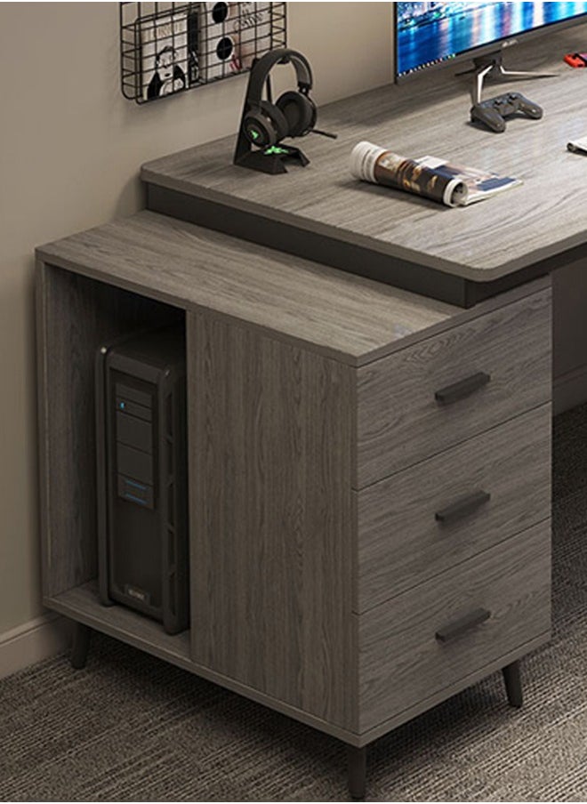keke - Computer and Multifunction Table Home Office Workstation 120 CM with 3 Drawers - Image 1