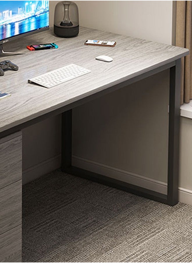 keke - Computer and Multifunction Table Home Office Workstation 120 CM with 3 Drawers - Image 1