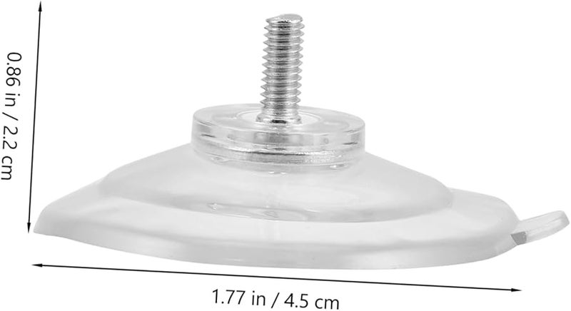 Transparent Small Suction Cups 10pcs Heavy Duty Strong Hold for Glass Shelves Kitchen Home - Image 3