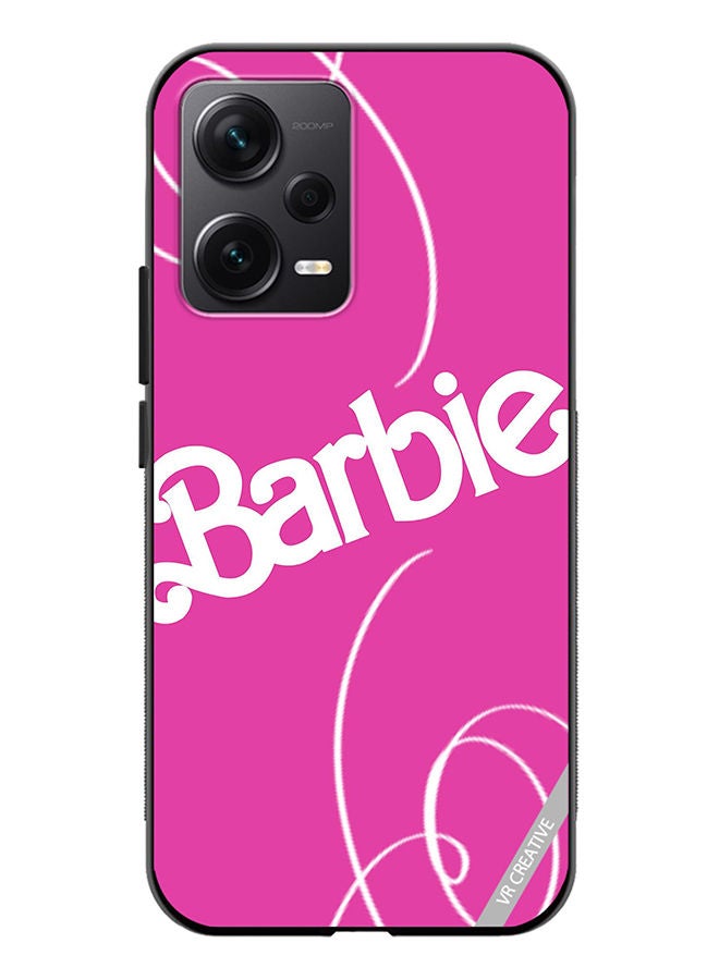 VR CREATIVE Protective Case Cover For Xiaomi Redmi Note 12 Discovery Barbie Lines Design Multicolour - Image 1